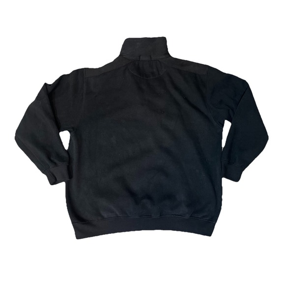 VTG 90's Mirage Casino Las Vegas 1/4 Zip Black Embroidered Sweatshirt LARGE - Picture 3 of 9